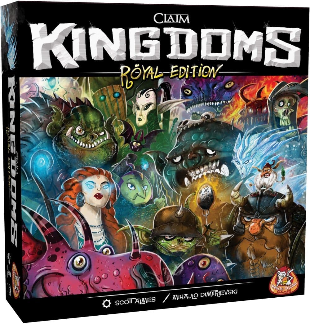 Portada juego de mesa Claim Kingdoms: Royal Edition