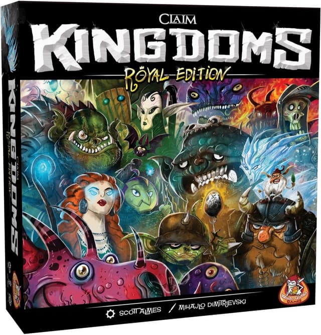Portada juego de mesa Claim Kingdoms: Royal Edition