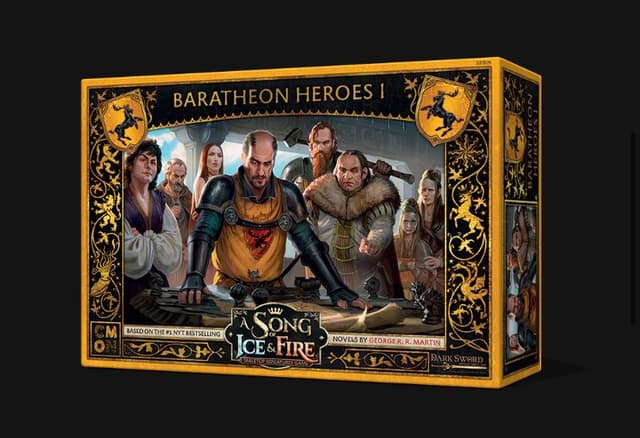 Portada juego de mesa A Song of Ice & Fire: Tabletop Miniatures Game – Baratheon Heroes I
