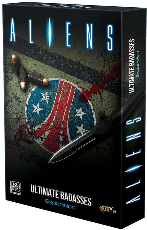 Portada juego de mesa Aliens: Ultimate Badasses
