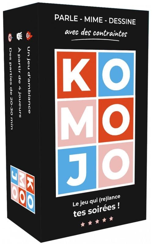 Portada juego de mesa Komojo