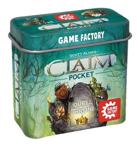 Portada juego de mesa Claim Pocket