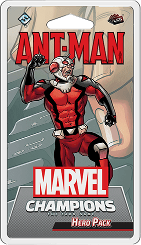 Portada juego de mesa Marvel Champions: El Juego de Cartas – Hombre Hormiga Pack de Héroe