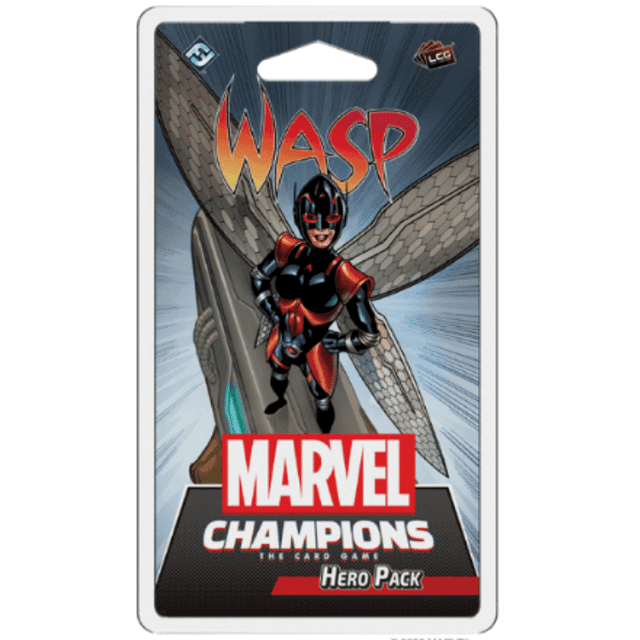 Portada juego de mesa Marvel Champions: El Juego de Cartas – Avispa Pack de Héroe