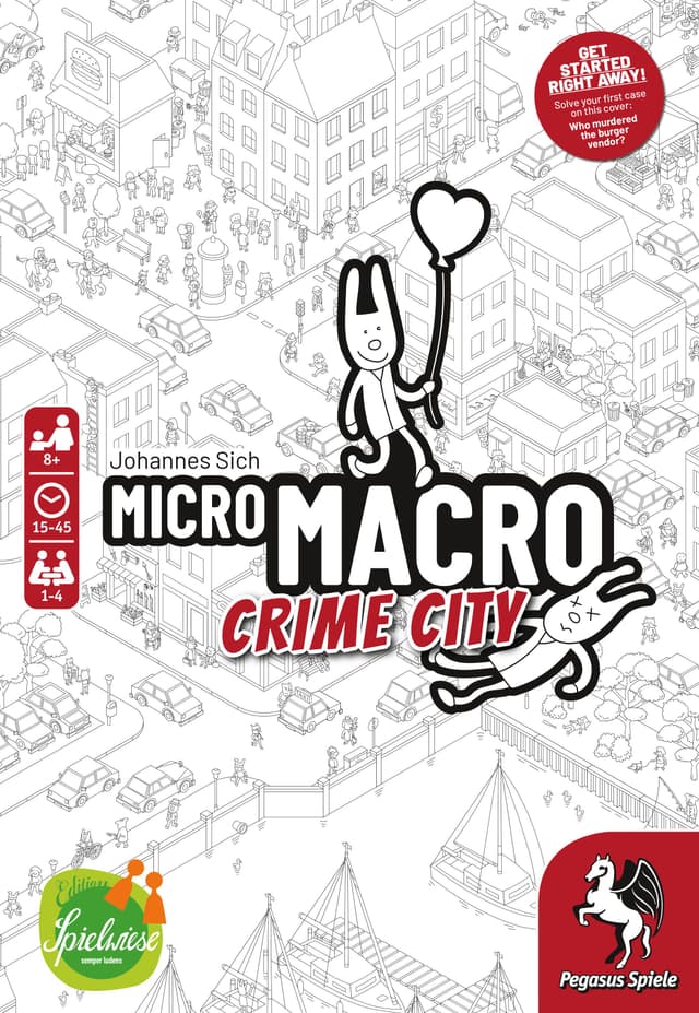 Portada juego de mesa MicroMacro: Crime City