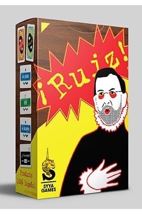 Portada juego de mesa ¡Ruiz!
