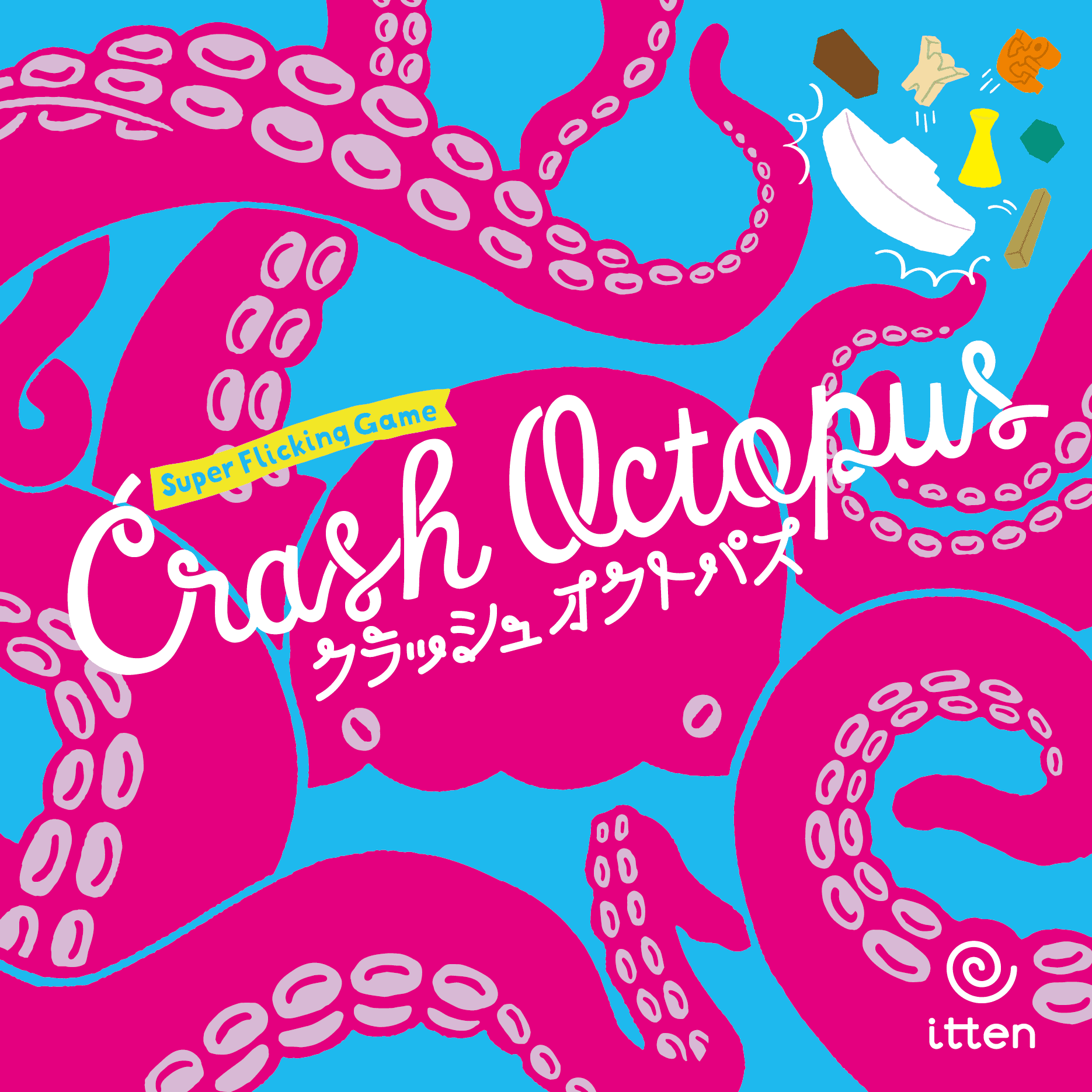 Portada juego de mesa Crash Octopus