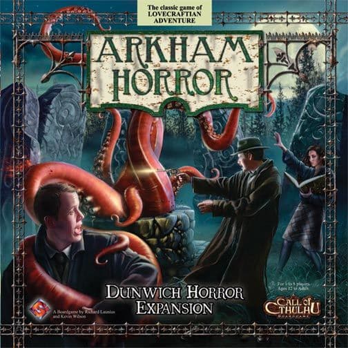 Portada juego de mesa Arkham Horror: El Horror de Dunwich Expansión