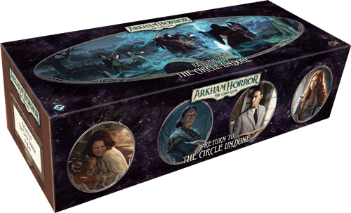 Portada juego de mesa Arkham Horror: El juego de cartas – Regreso al Circulo Roto