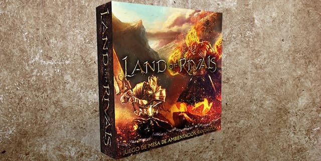 Portada juego de mesa Land of Rivals