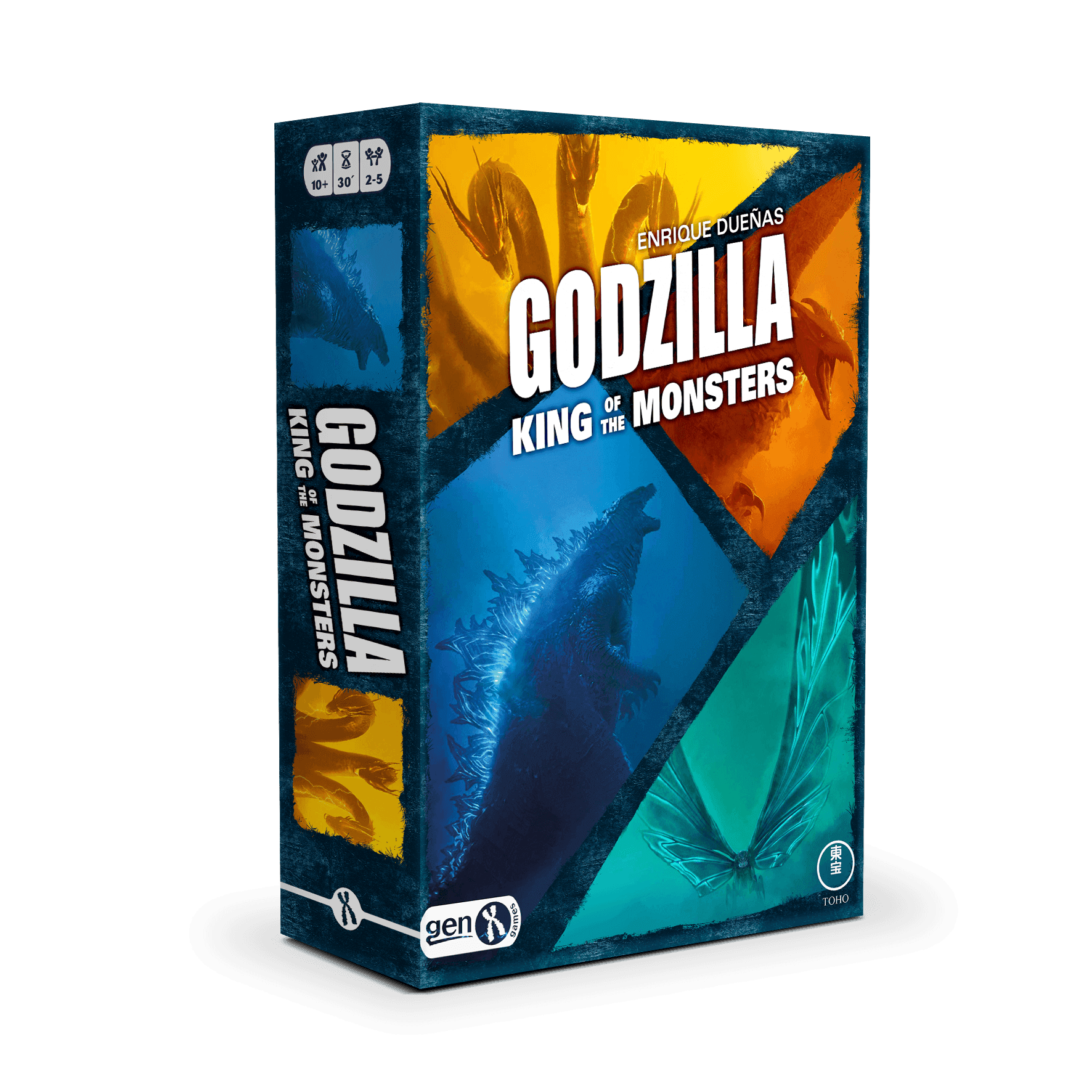 Portada juego de mesa Godzilla: King of the Monsters