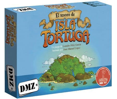 Portada juego de mesa El tesoro de Isla Tortuga