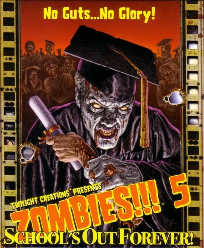 Portada juego de mesa Zombies!!! 5: Fuga de Cerebros