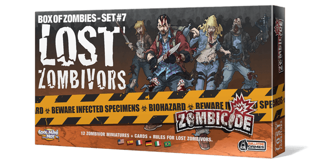 Portada juego de mesa Zombicide: Box of Zombies – Set #7: Lost Zombivors