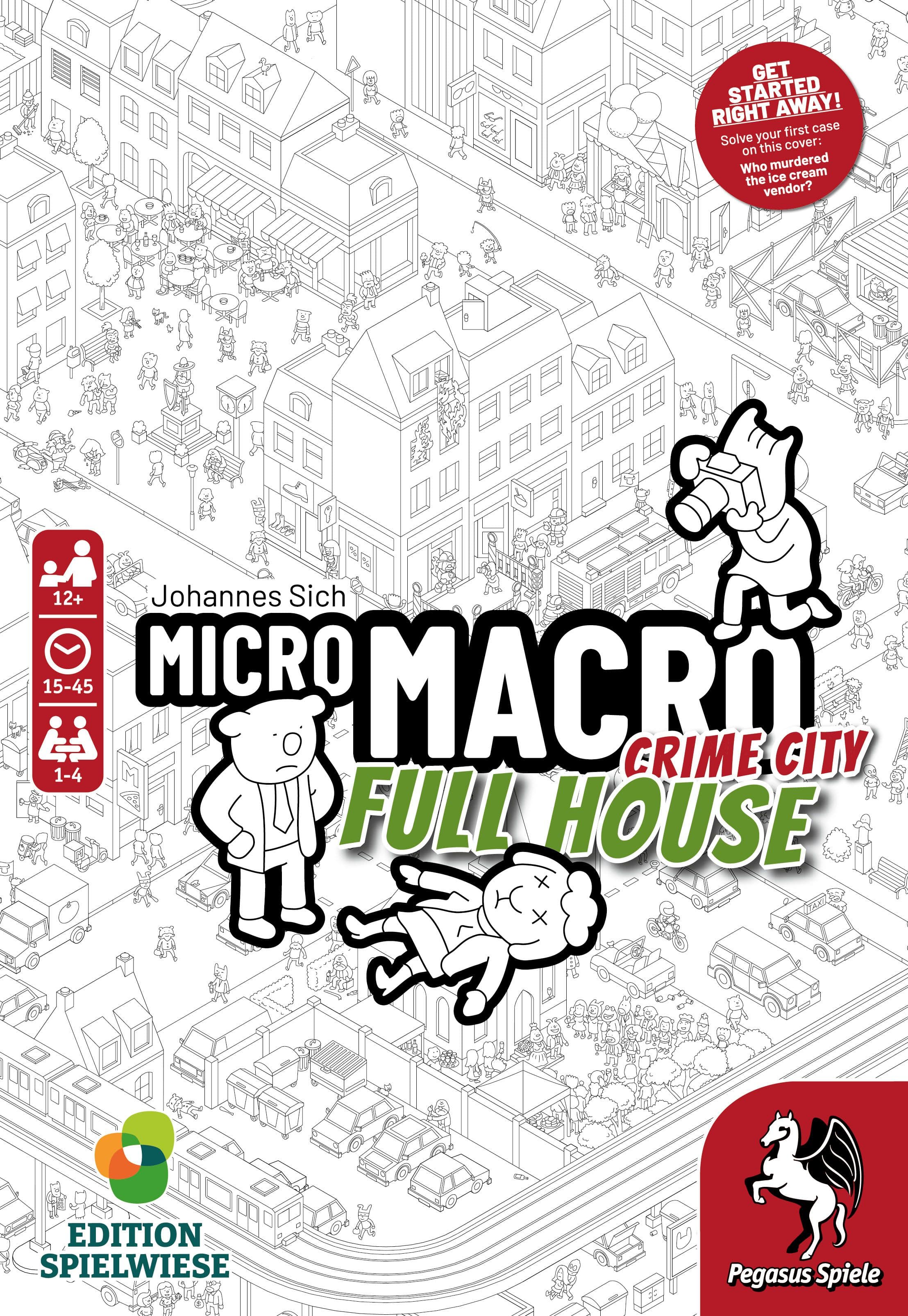 Portada juego de mesa MicroMacro: Crime City – Full House
