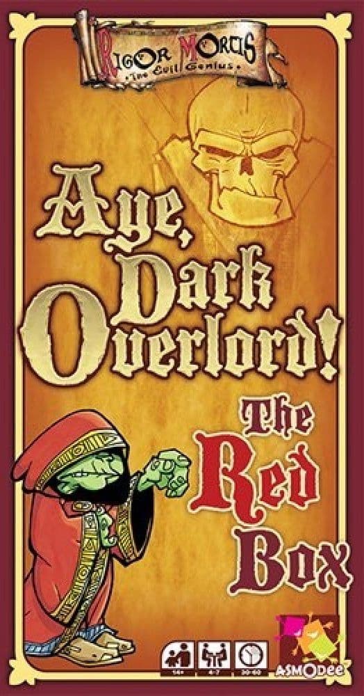 Portada juego de mesa ¡Sí, Señor Oscuro! Caja Roja