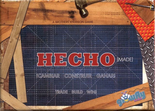 Portada juego de mesa Hecho