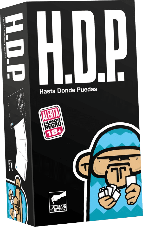 Portada juego de mesa H.D.P.: Hasta Donde Puedas