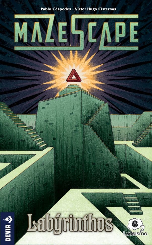 Portada juego de mesa Mazescape Labyrinthos