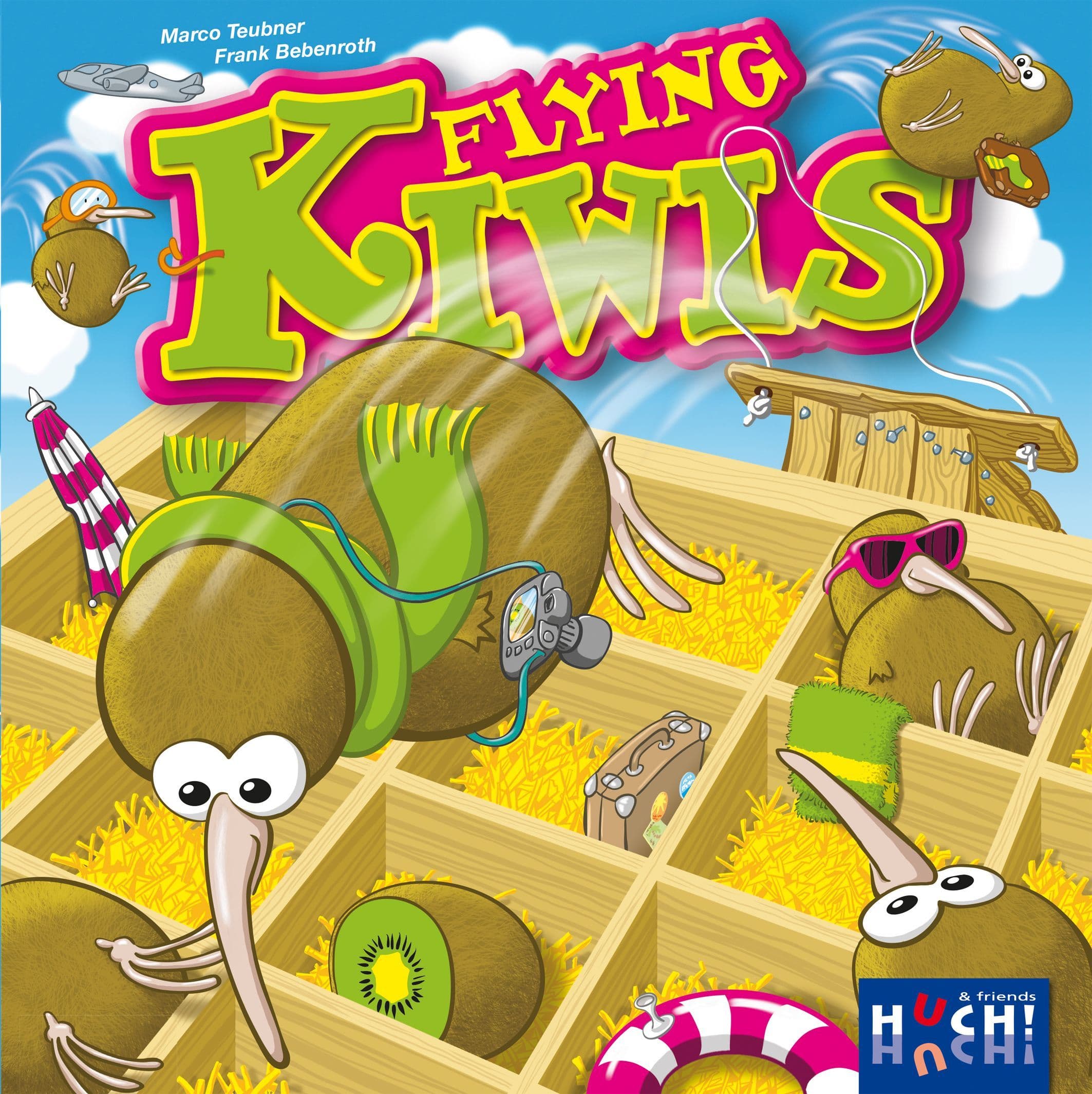 Portada juego de mesa Kiwis Voladores