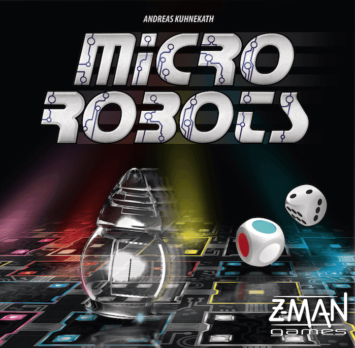 Portada juego de mesa Micro Robots