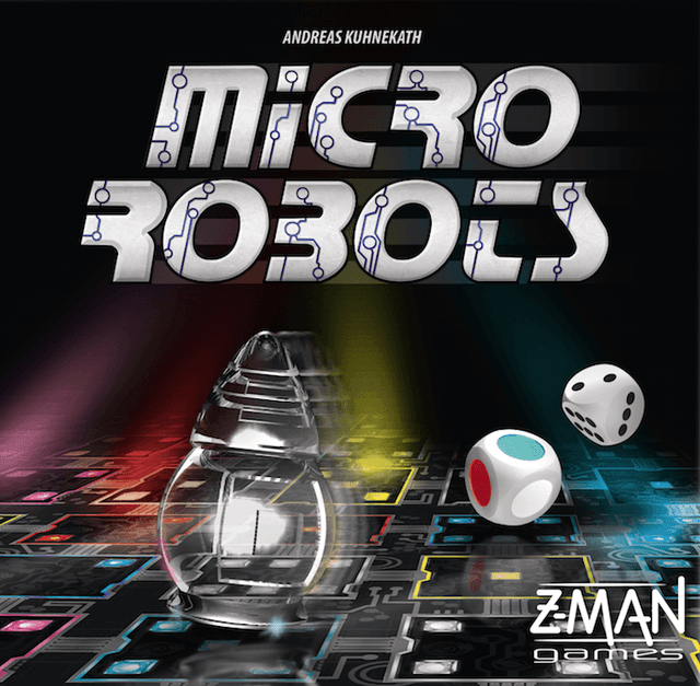 Portada juego de mesa Micro Robots