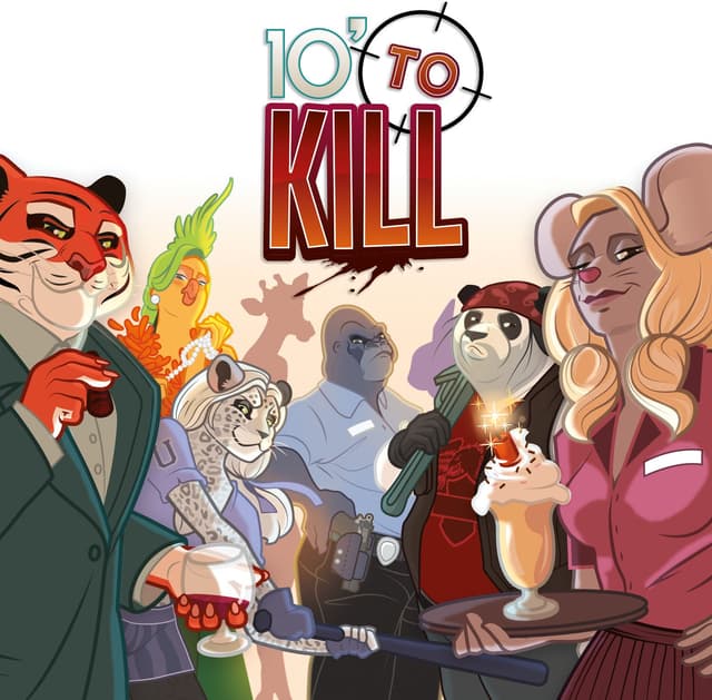 Portada juego de mesa 10' to Kill
