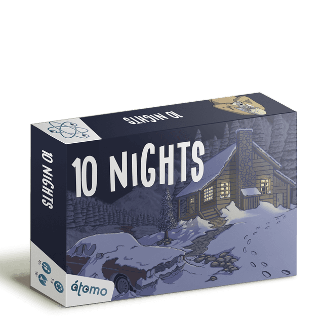 Portada juego de mesa 10 Nights