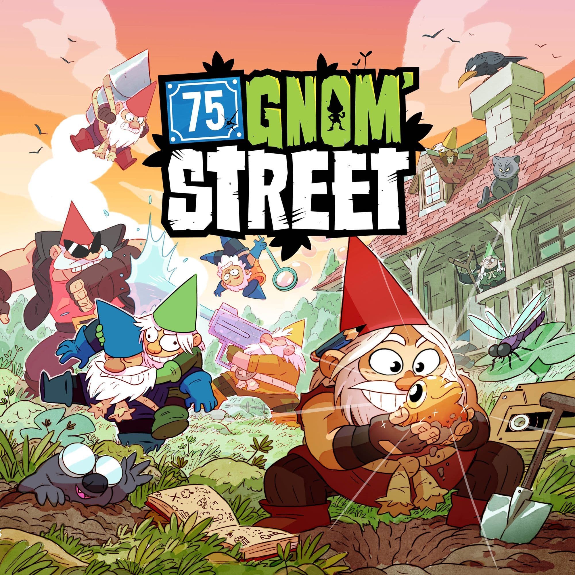 Portada juego de mesa 75 Gnom' Street