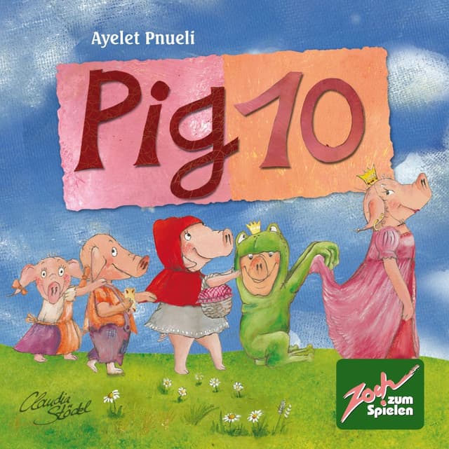 Portada juego de mesa Los 10 cerditos