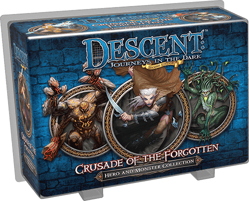 Portada juego de mesa Descent: Viaje a las Tinieblas (Segunda Edición) – La Cruzada de los Olvidados