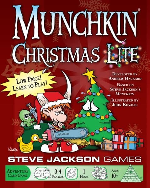 Portada juego de mesa Munchkin Navidades Light
