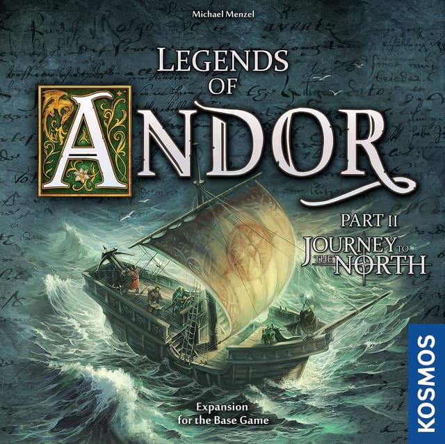 Portada juego de mesa Las Leyendas de Andor: Viaje al Norte