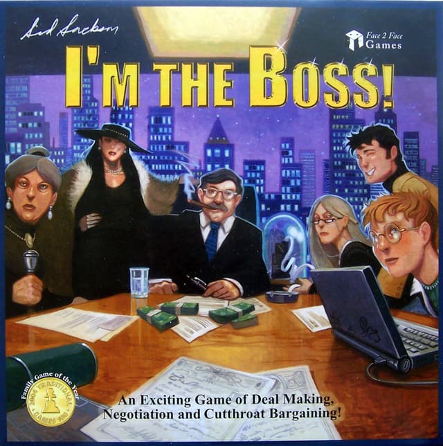 Portada juego de mesa Yo soy el jefe