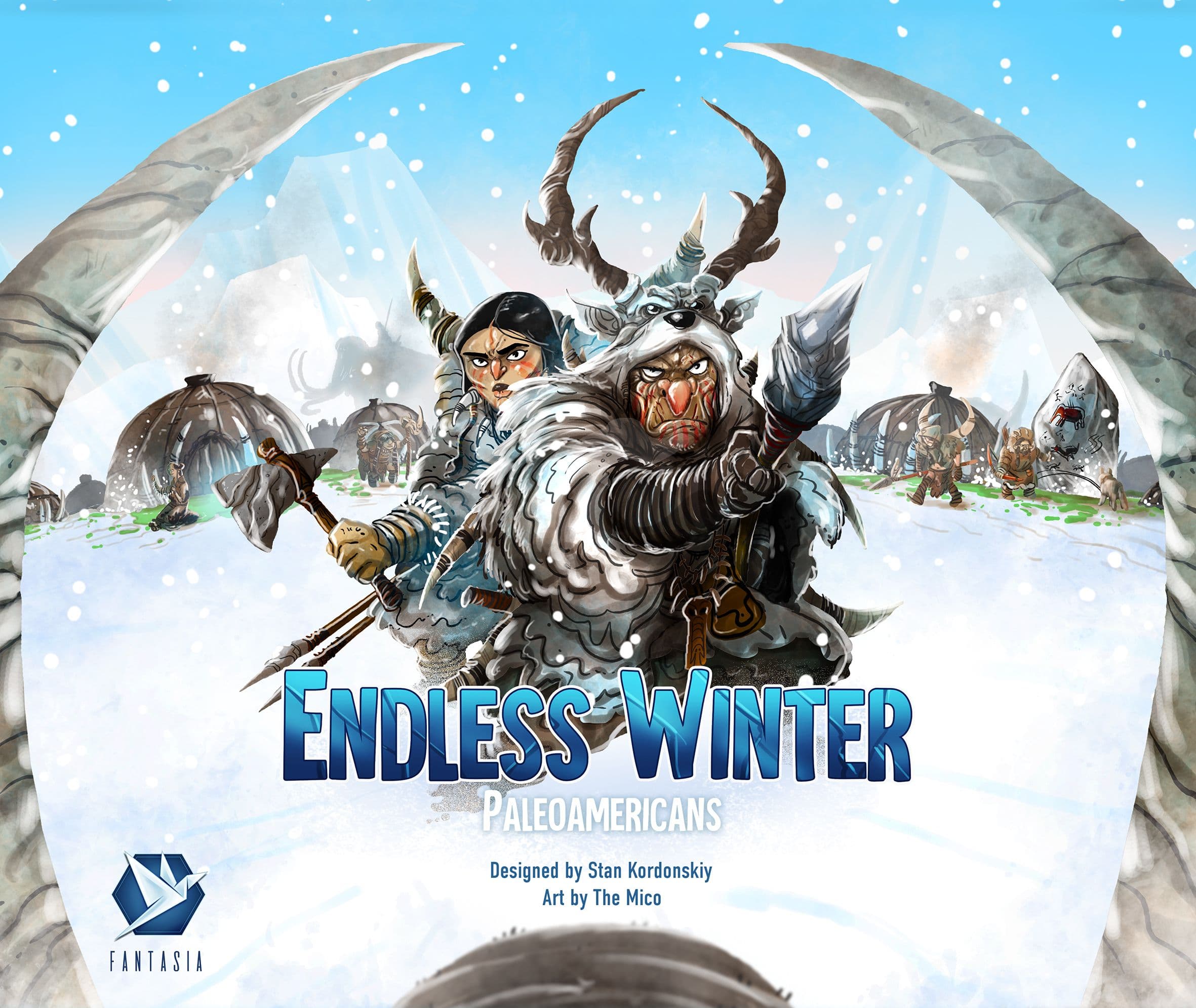Portada juego de mesa Endless Winter: Paleoamericans