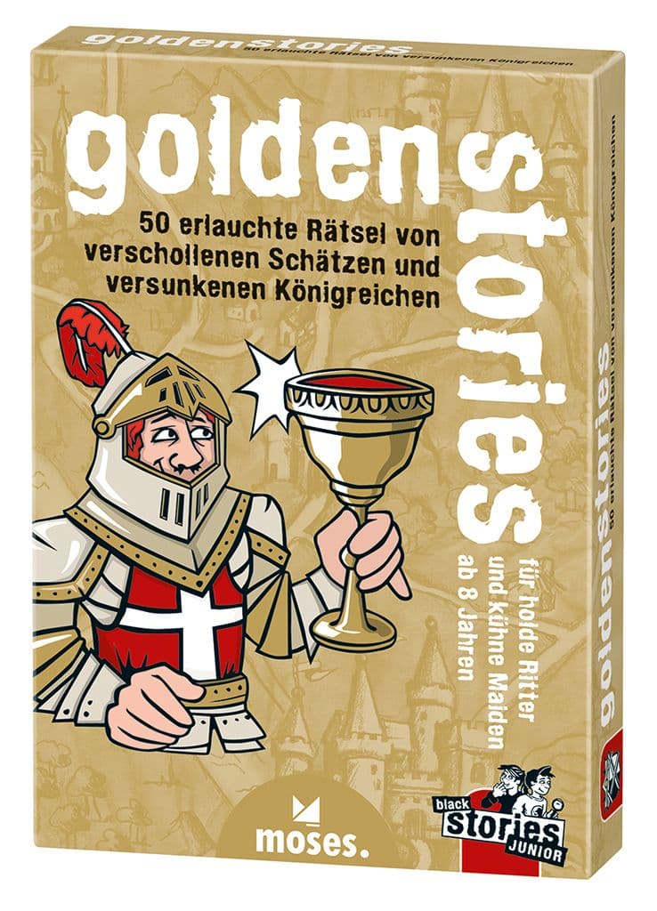 Portada juego de mesa Black Stories Junior: Golden Stories