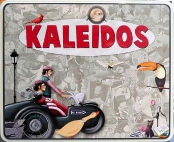 Portada juego de mesa Kaleidos