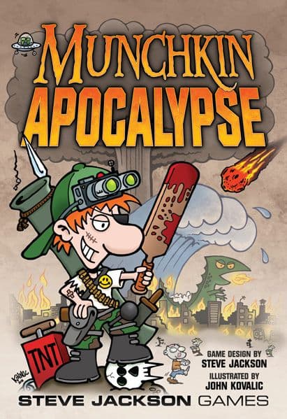 Portada juego de mesa Munchkin Apocalypse