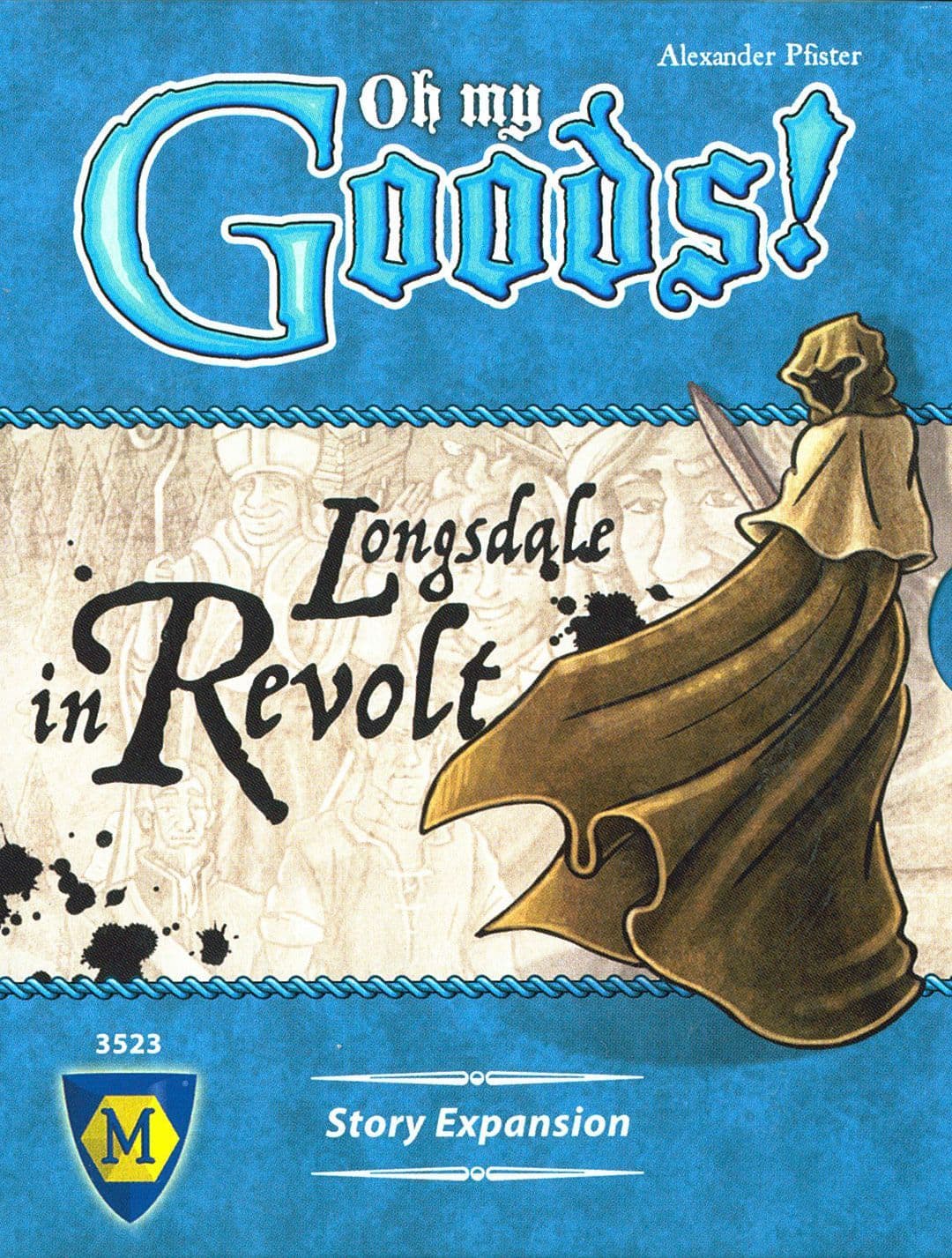 Portada juego de mesa Oh My Goods! Revuelta en Longsdale