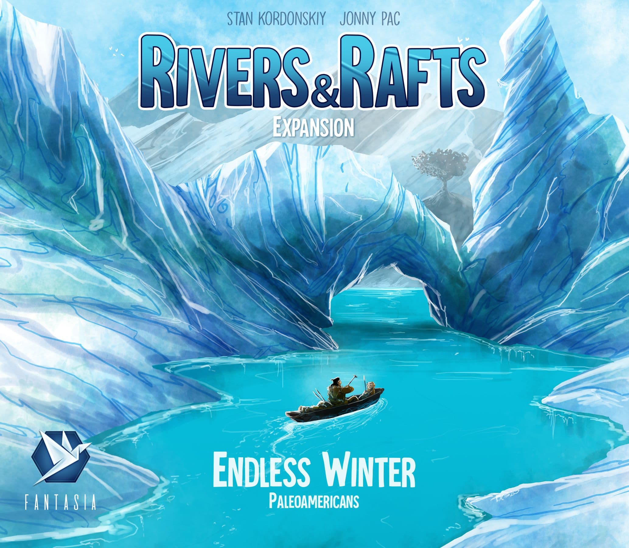 Portada juego de mesa Endless Winter: Rivers & Rafts