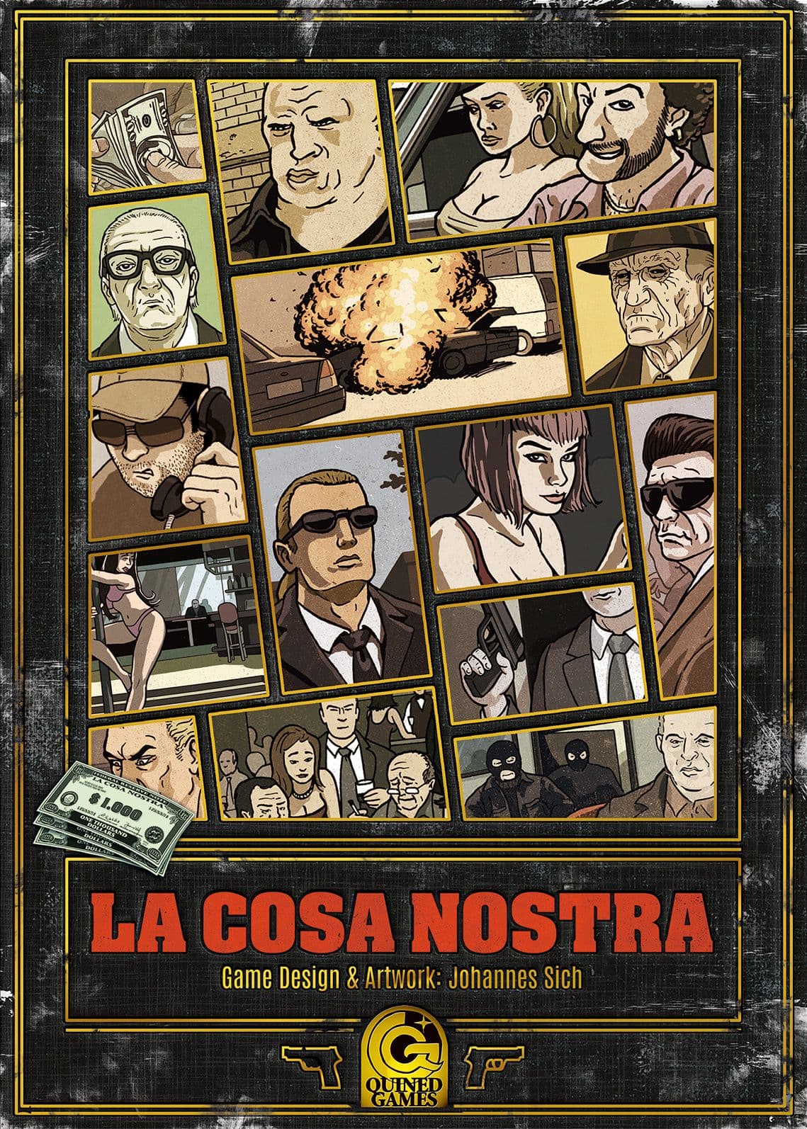 Portada juego de mesa La Cosa Nostra