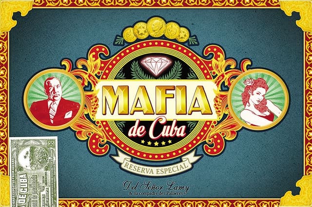 Portada juego de mesa Mafia de Cuba