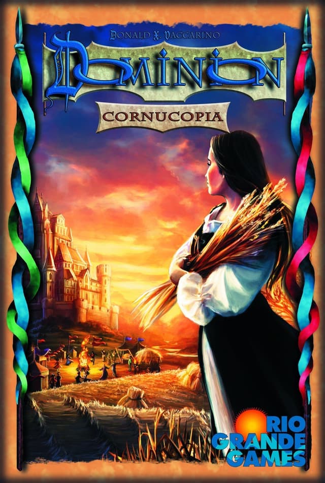 Portada juego de mesa Dominion: Cornucopia