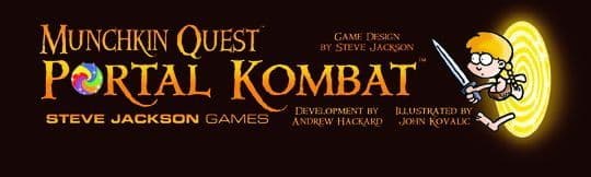 Portada juego de mesa Munchkin Quest: Portal Kombat
