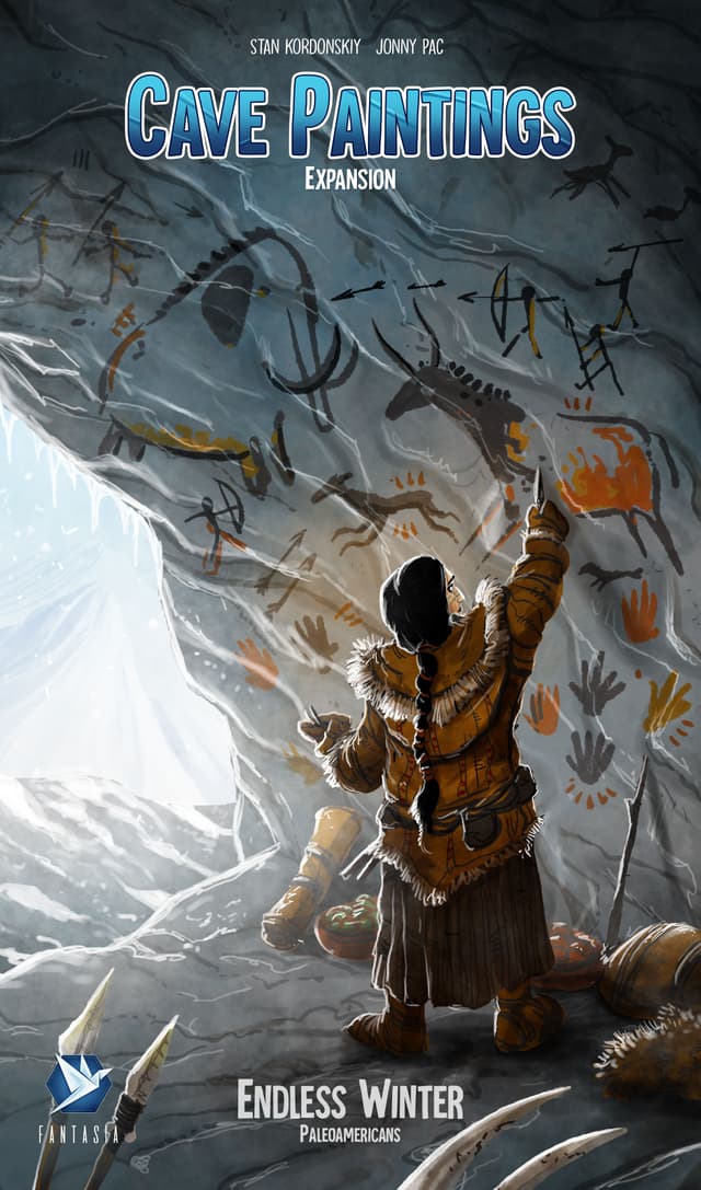 Portada juego de mesa Endless Winter: Cave Paintings