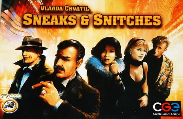 Portada juego de mesa Chivatos y Ladrones
