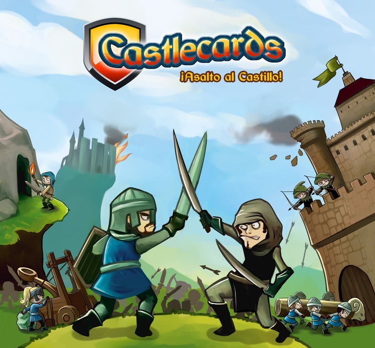 Portada juego de mesa Castlecards: Asalto al Castillo