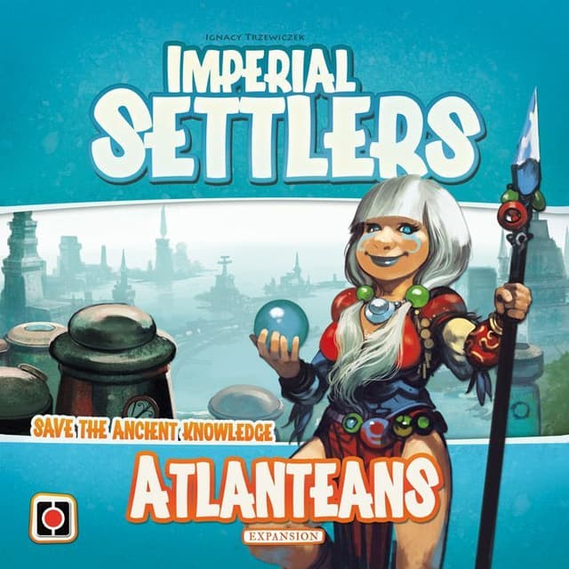 Portada juego de mesa Colonos del Imperio: Atlantes
