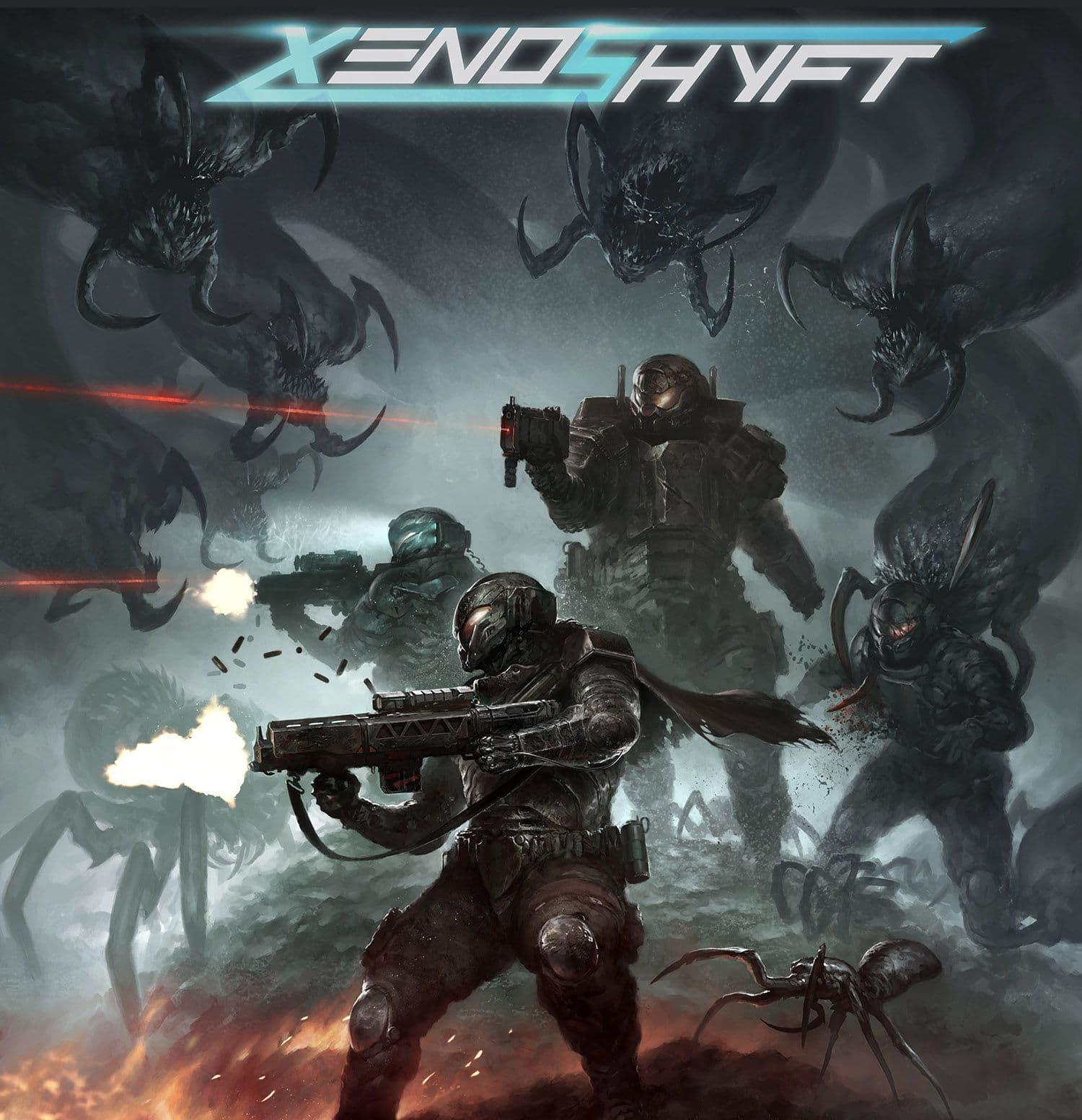Portada juego de mesa XenoShyft: Onslaught