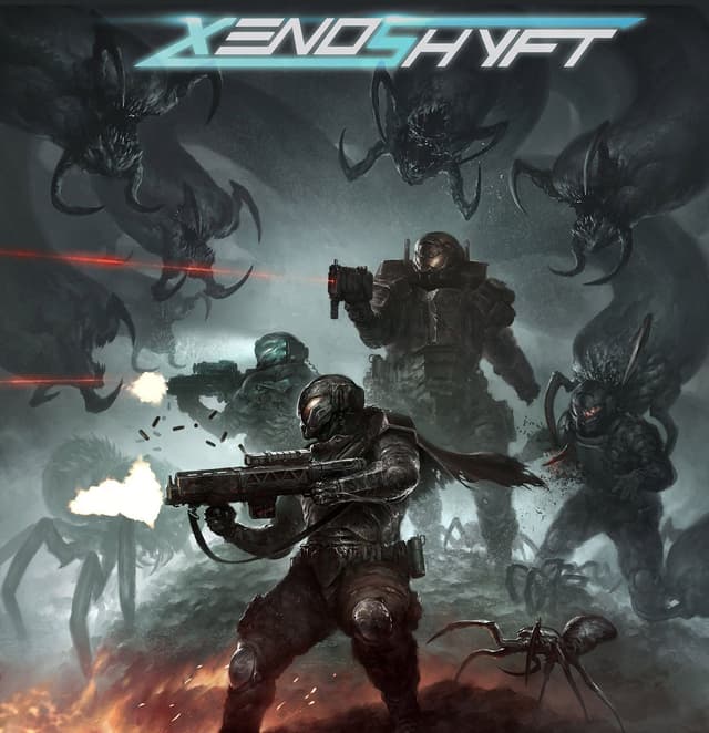 Portada juego de mesa XenoShyft: Onslaught